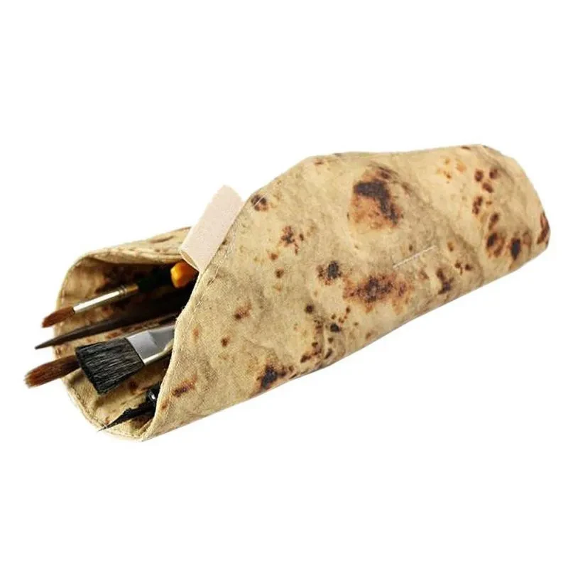Simulation burritos pencil case