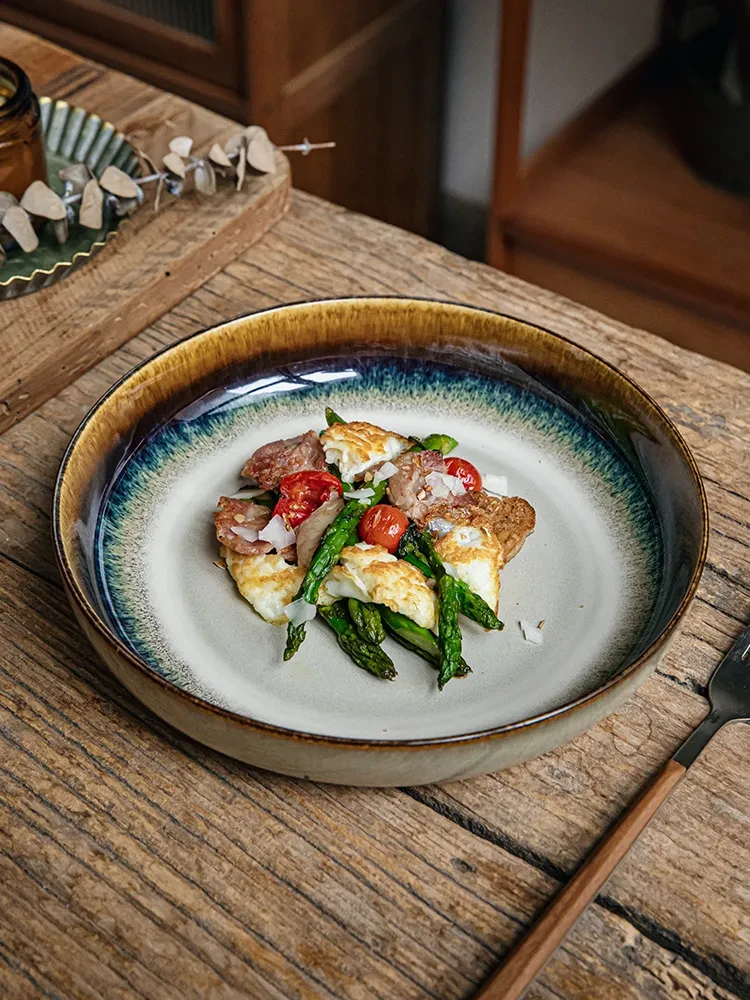 8.5 Inches Porcelain Dinner Plate Deep Plate