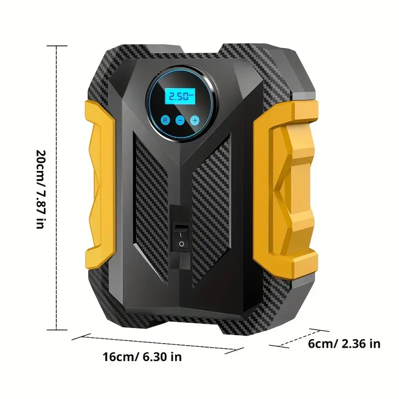 Carsun Air Compressor Digital Tire Inflator Portable Car Air Compressor Pump Air