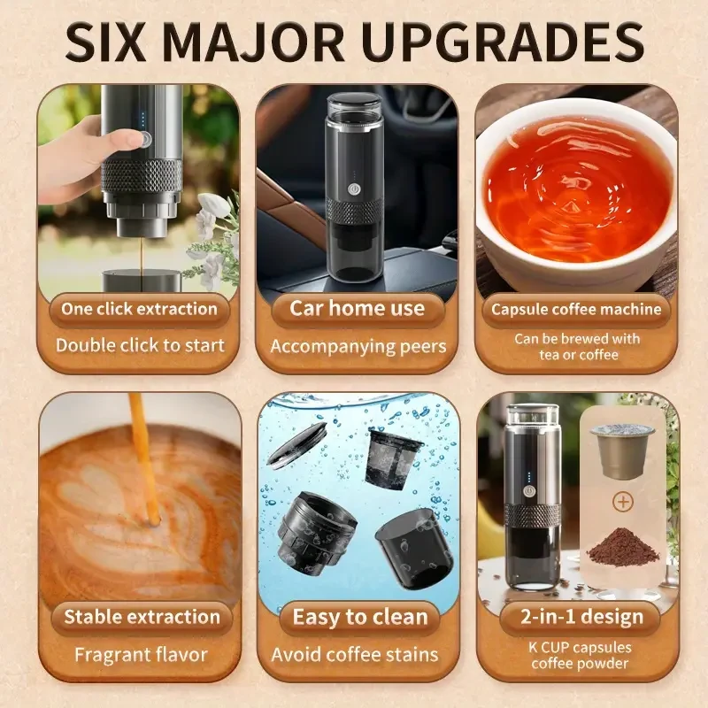 BALASHOV Portable Electric Espresso Machine