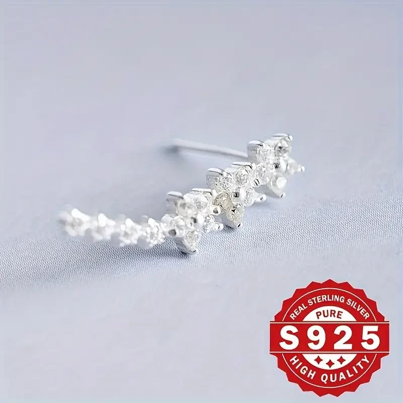 925 Silver Splicing and Bracingling Cute and Exquisite