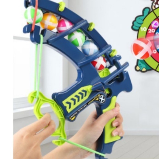 Dinosaur Catapult Sticky Ball Children's Bow And Arrow Toy Shooting