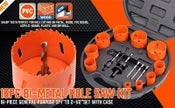 16Pcs Hole Saw Set Metal Wood Cutting High Speed Wood PVC Plastic Cutter