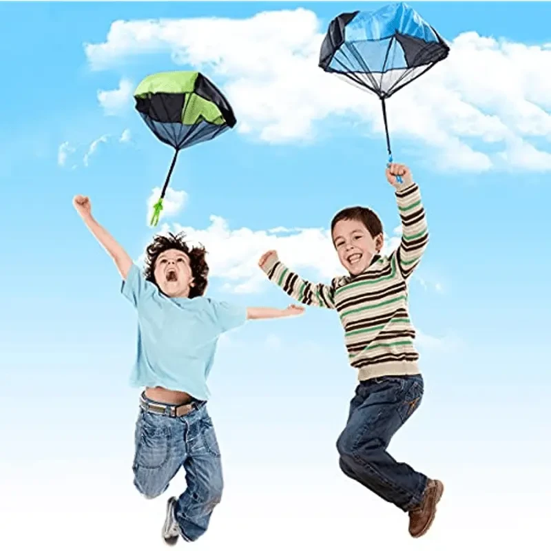 10pcs Tangle-Free Parachute Toys for Youngsters