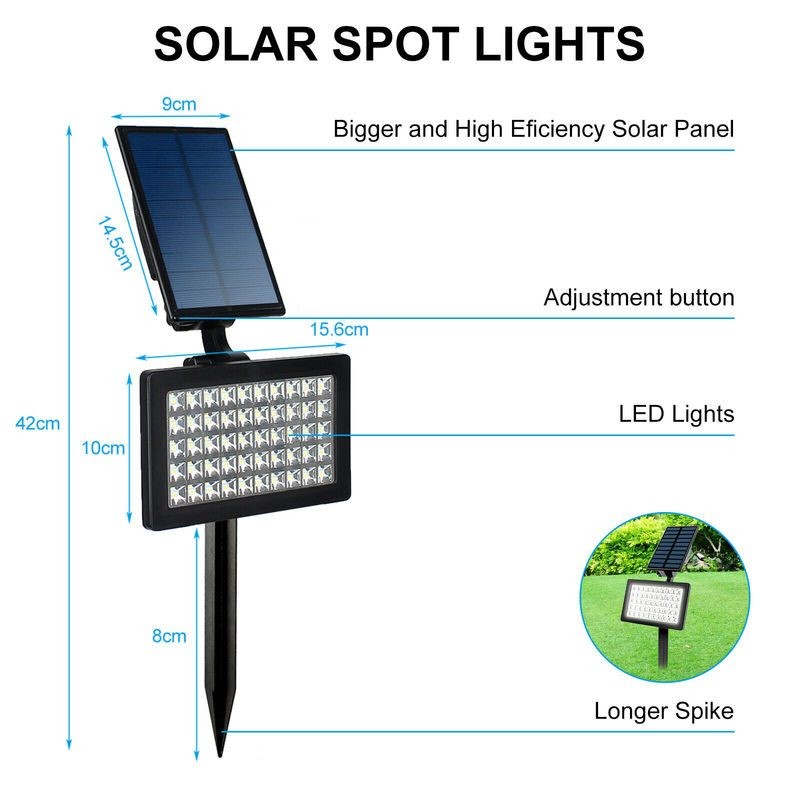 Outdoor Solar Spotlights Garden Solar Light