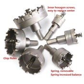 6pcs TCT Carbide Hole Saw Cutter Drill Bits