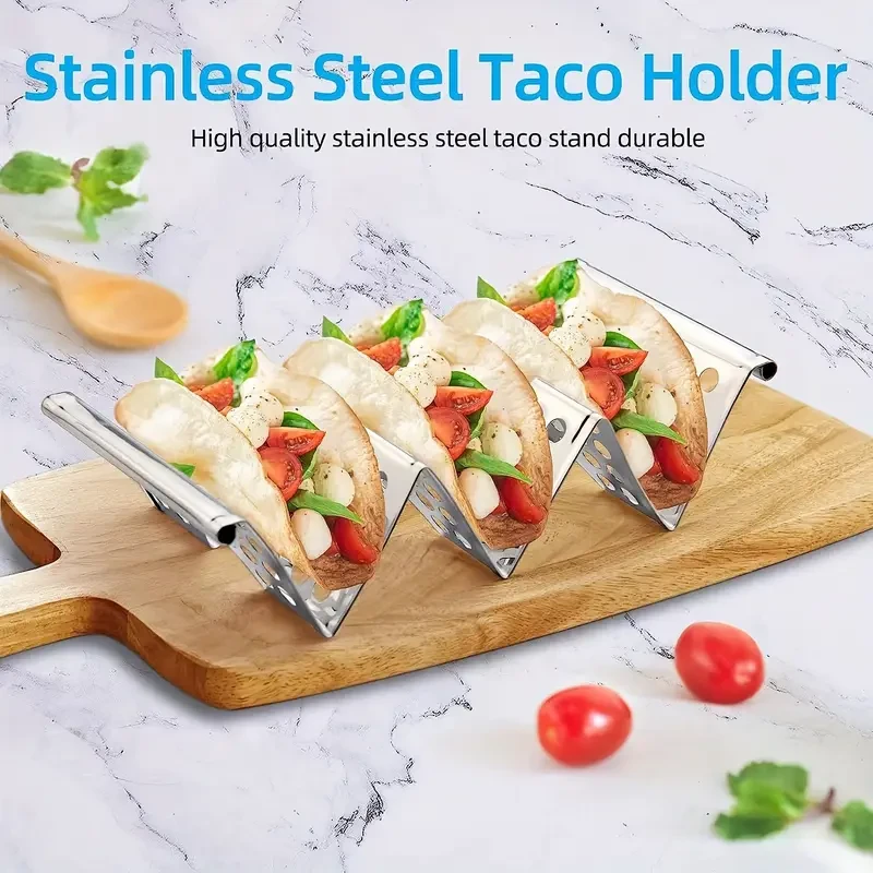 4pcs Stainless Steel Taco Holders