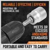 HORUSDY Impact Drill Bit Socket Adapter Set