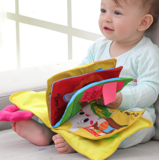 Aipinqi baby book multi-functional dressing three-dimensional book baby tear not bad early education puzzle cloth book