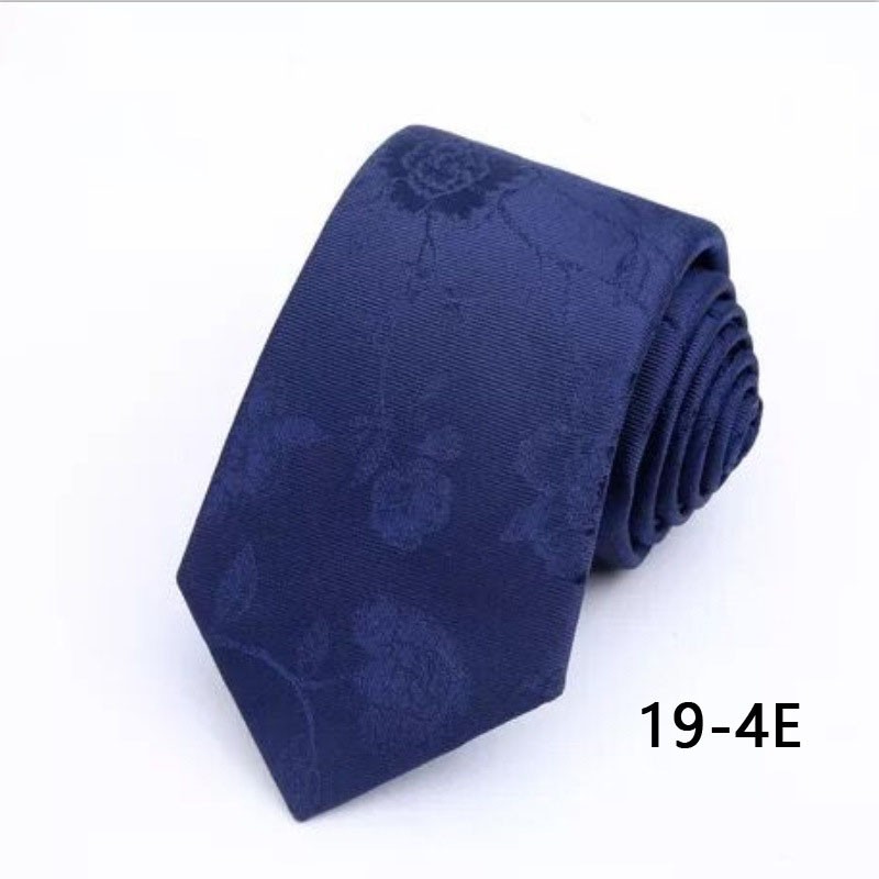 Silk Tie Men's Formal Suit Business 7cm Work Korean Version Professional Groom British Marriage