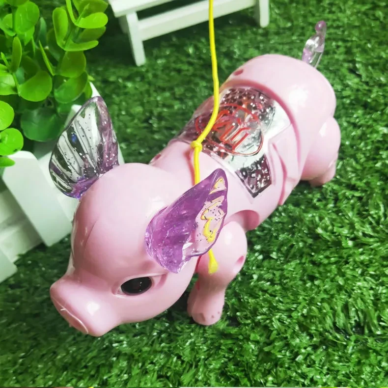 Glowing toy pig