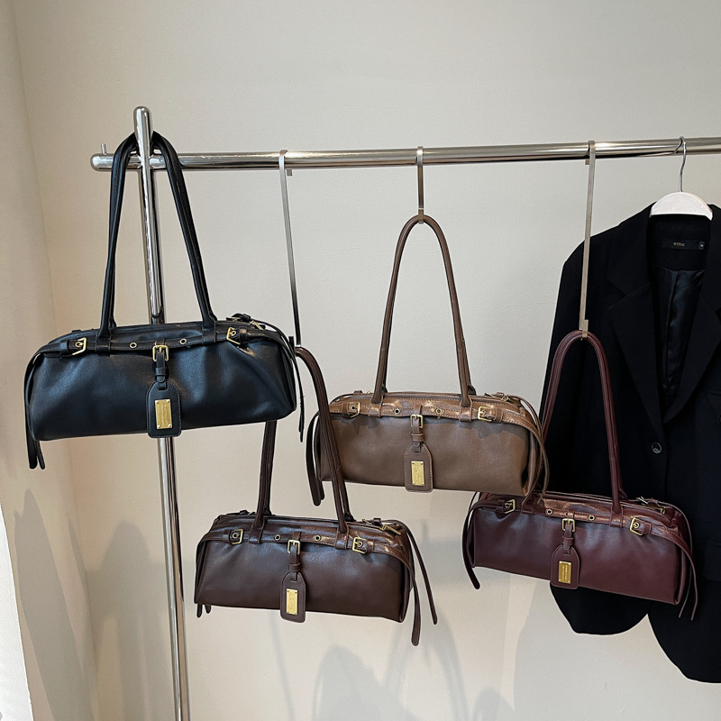 Autumn Winter Retro Maillard Tote Bag