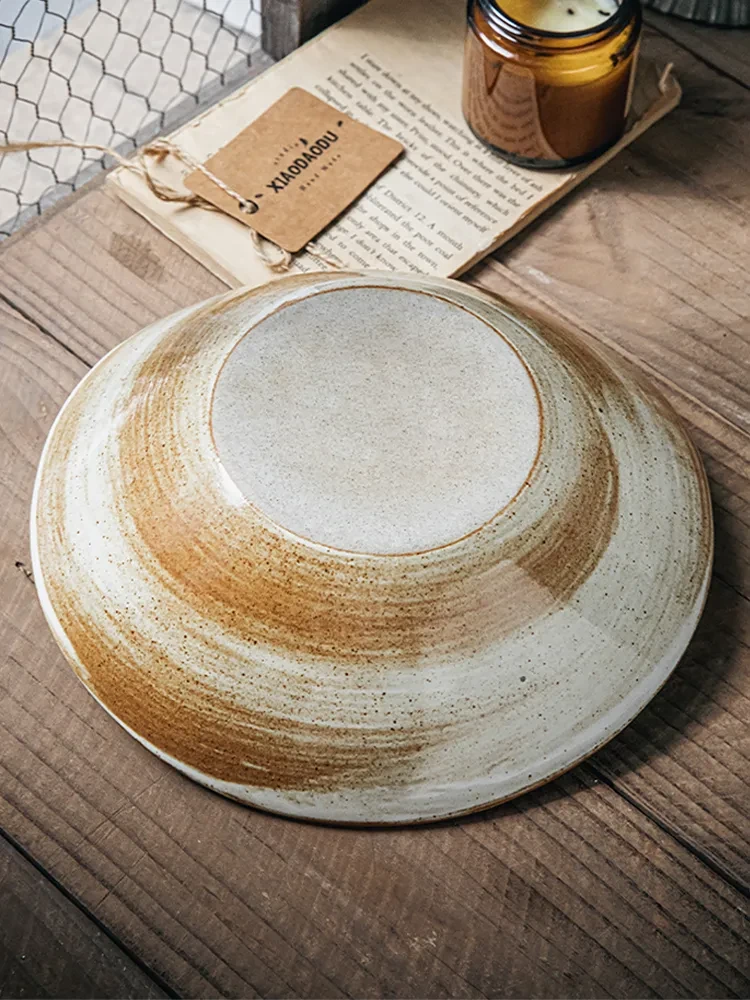 8-inch Stoneware-shaped Salad Bowl