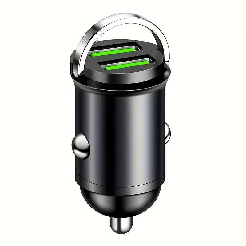 New Car-mounted Loop Mini Mobile Phone Car Charger PD + USB Fast Charging Hidden Flash Charge for Car Appliances