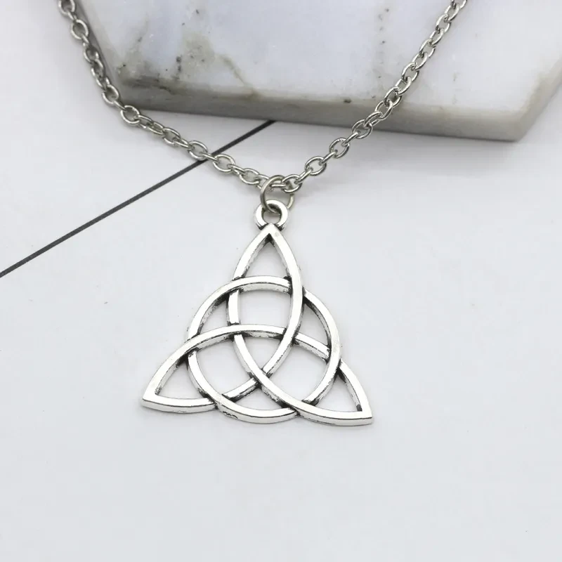 Men's Geometric Triangle Alloy Pendant