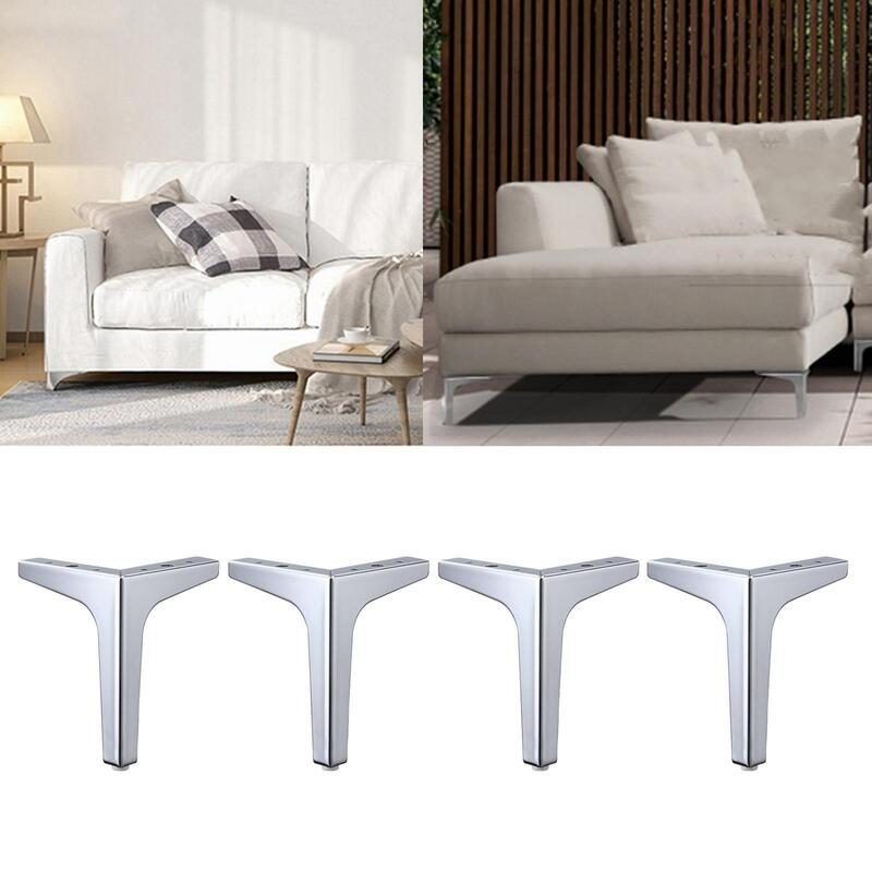 Metal Sofa Chair Table Furniture Legs 4pcs Set
