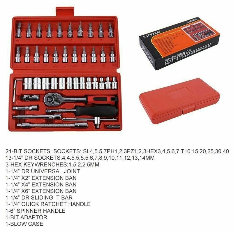 Ratchet Wrench Socket Tool Set
