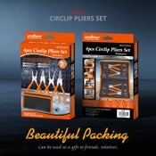 4pcs 7" Circlip Pliers Set Internal External Bent Straight Snap