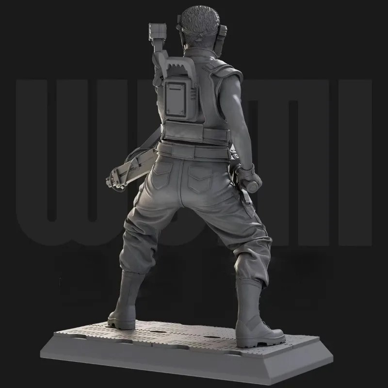 1/24 Scale Resin Figure Assembly Model Kit Female Special Forces Fantasy Diorama Toy