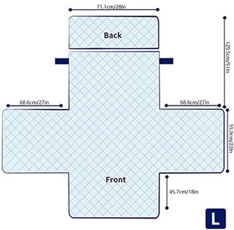 Recliner Chair Cover Armchair Protector L Navy