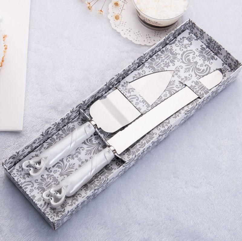 Wedding Cake Knife and Server Set
