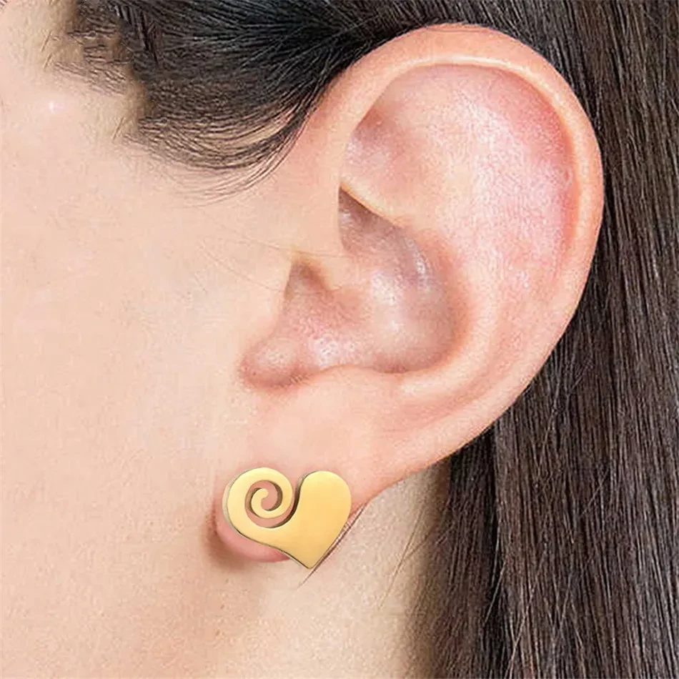 Golden Love Titanium Steel Pendant