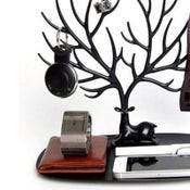 Jewellery Stand Organiser Ring Earring Necklace Holder Set