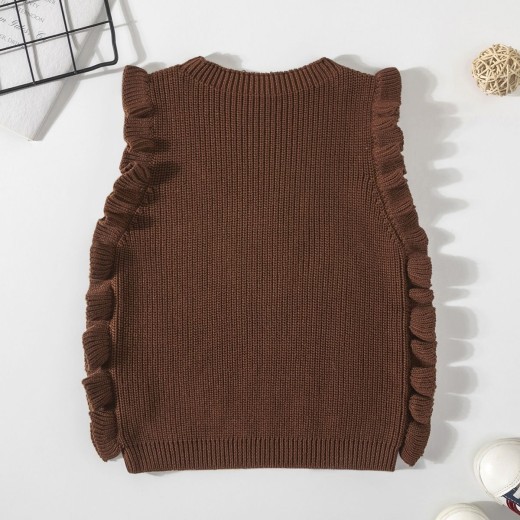 Men's And Women's Vest Knitted Sweater