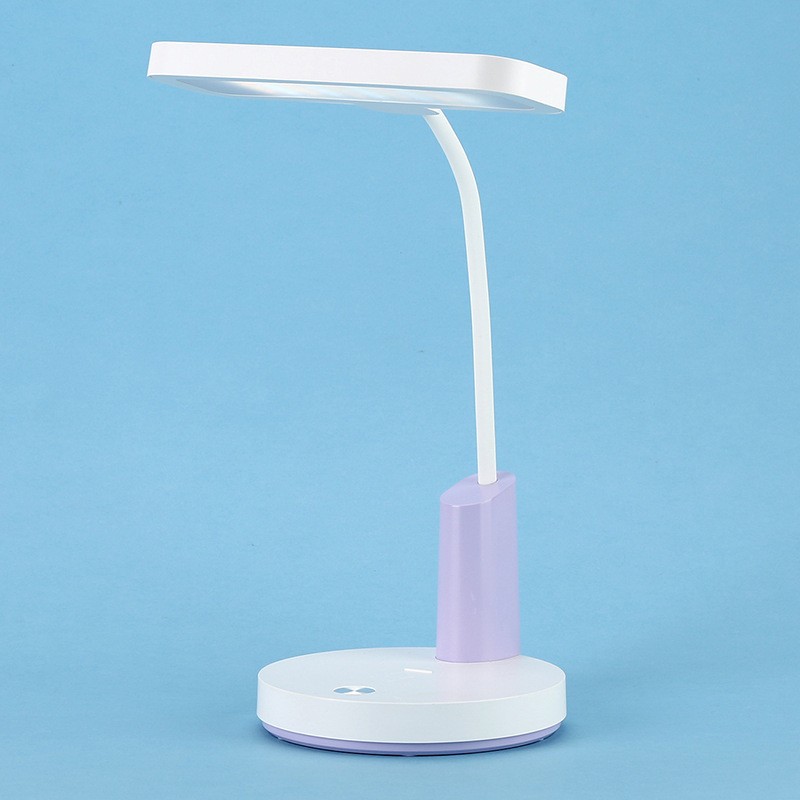 Simple LED Touch Table Lamp Three-color Electrodeless Dimming