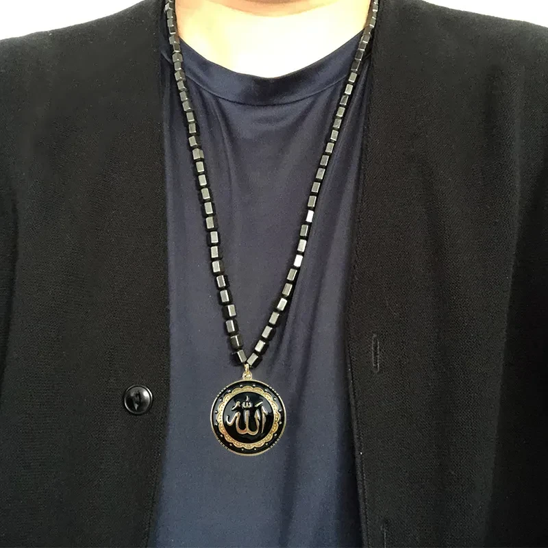 Tourmaline Alloy Energy Pendant Necklace