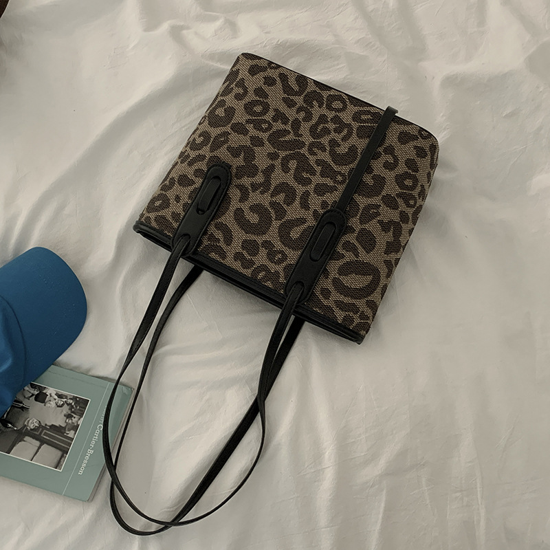 Large Bag Female Trendy Fashion Lattice Tote