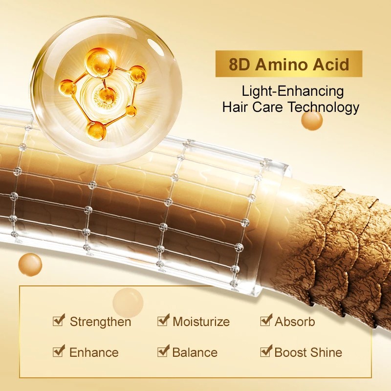 PURC Morocco Argan Oil Nourishing Hair Oil Smoothing Shine Soft Hair Serum for Repairing Damaged