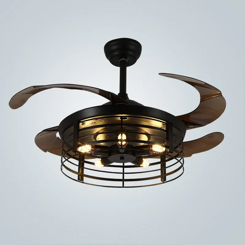 Industrial Wind Integrated American Retro Fan Lamp