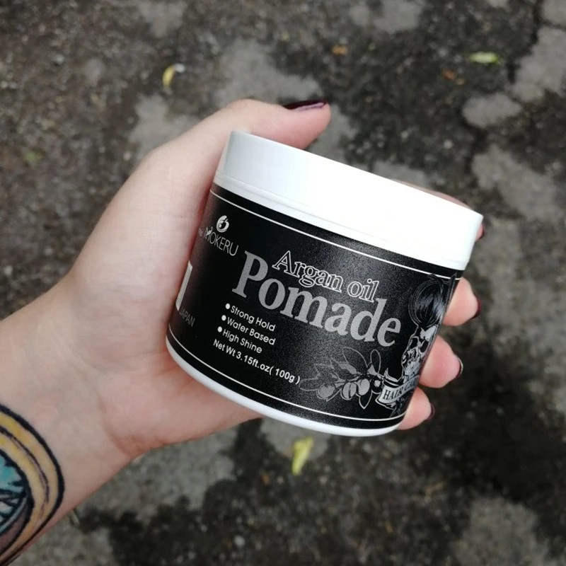 Mokeru 100g Natural Long Lasting Pomade Extra Strong Hold Hair Gel Wax for Men