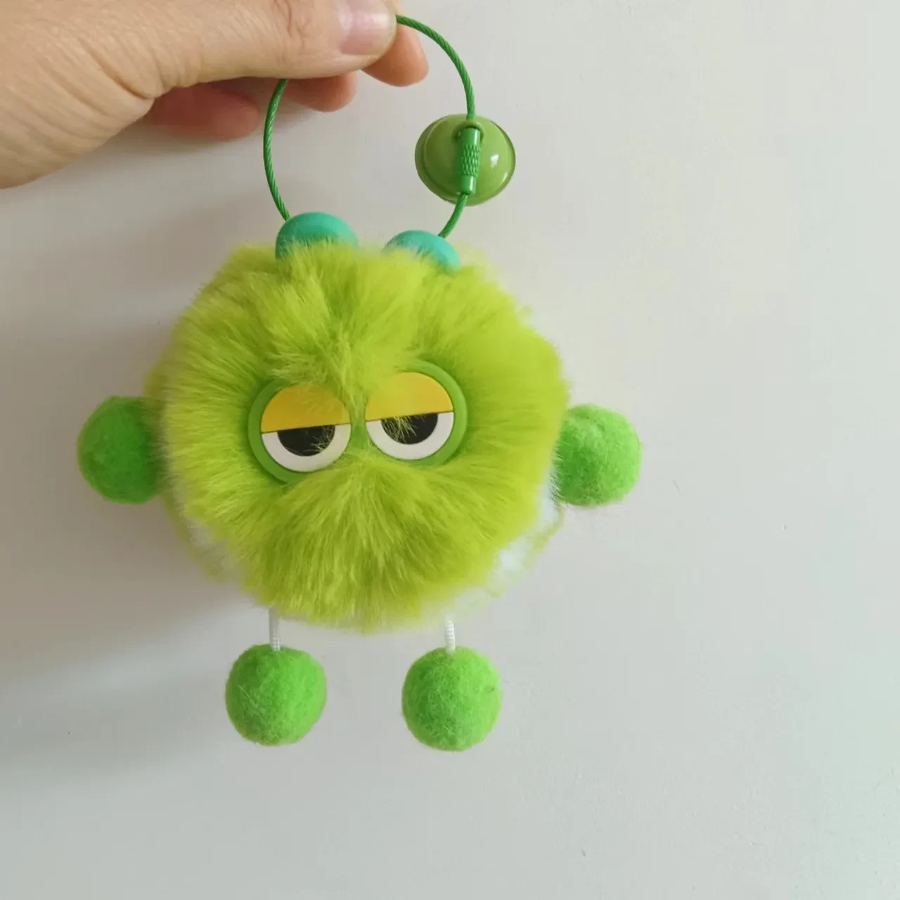 Cute Little Tennis Imitate Rex Rabbit Fur Tennis Pendant Car Key Ring