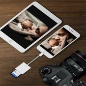 Lightning to Camera SD Memory Card Reader Adapter for iPhone iPad IOS