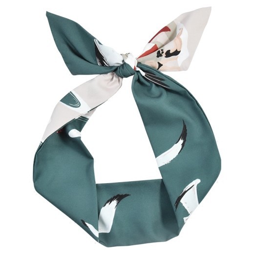 Japanese wide hair band turban