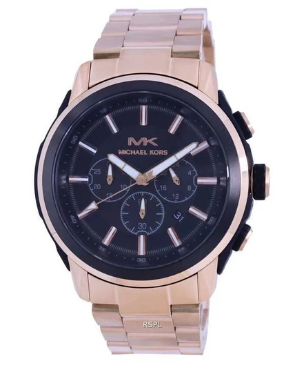 Michael Kors Kyle Chronograph Black Dial Quartz MK8889 Mens Watch