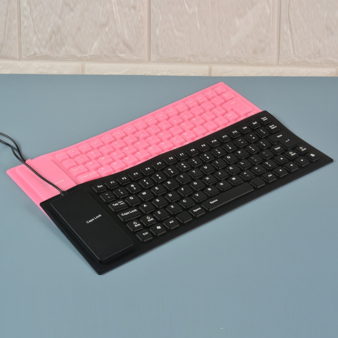 85 Key Wired Silicone Mute Soft Keyboard Multi-country USB Wired Folding Waterproof Mini