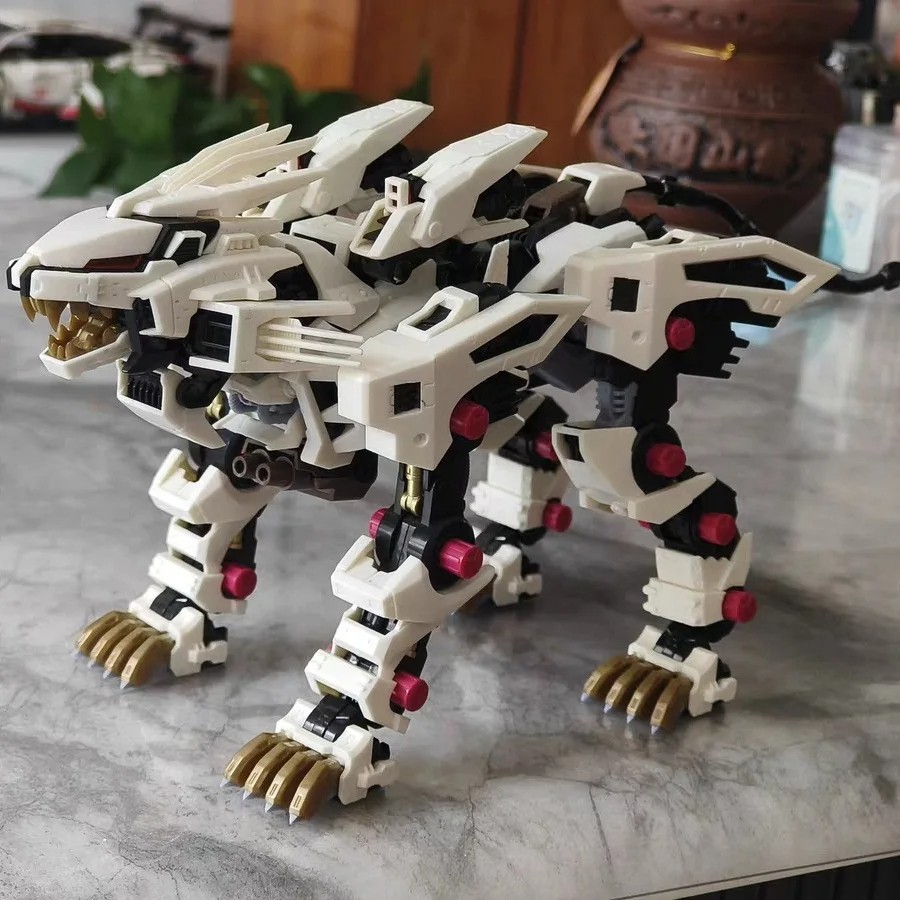 BT Building Blocks ZOIDS RZ-041 White Liger ZERO 1:72 Scale Full Action Plastic Kit