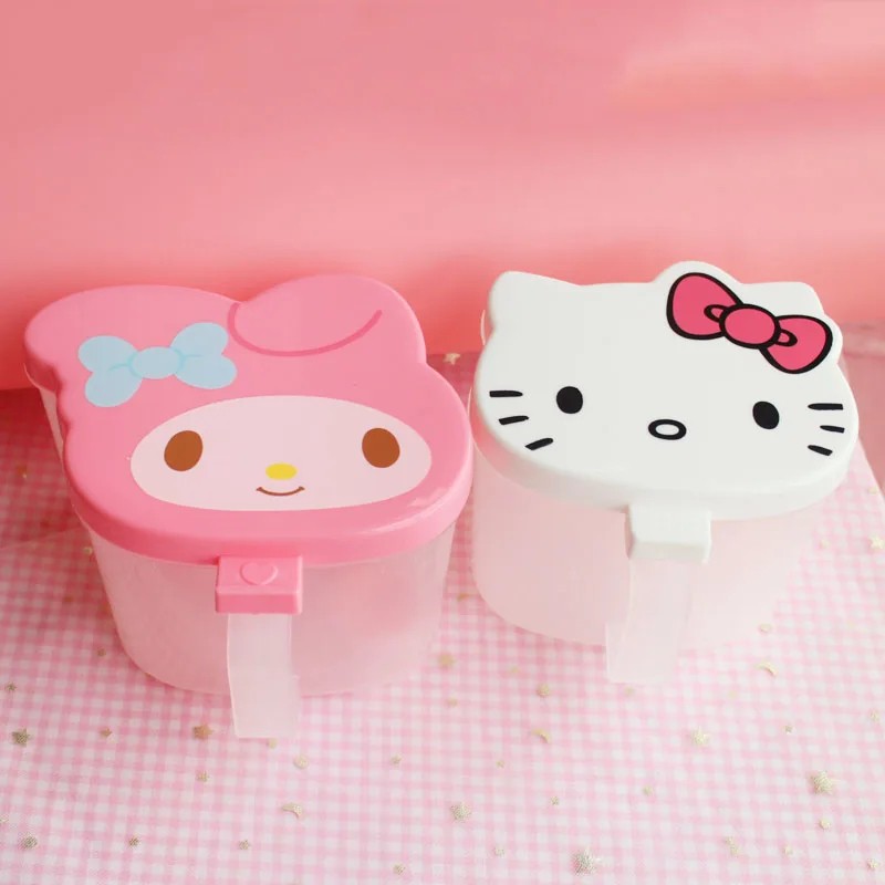 Sanrio Seasoning Jar - Anime Hello Kitty & My Melody Cute Spice Box with Spoon