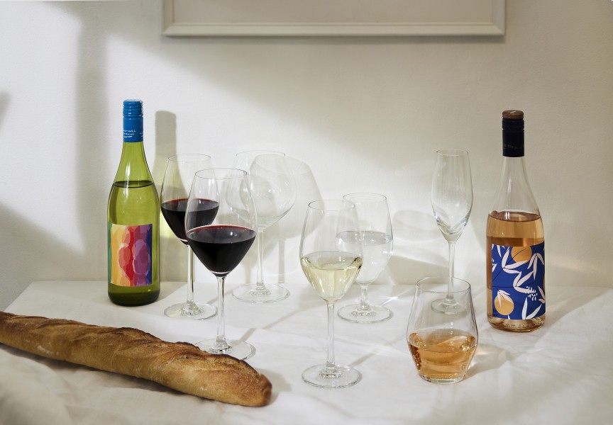 Eco Sante' Flute Glass 210ml - Set 2  - Ocean