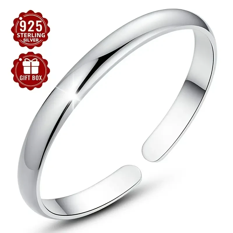 Elegant 925 Pure Silvery Bracelet - Hypoallergenic