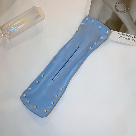 Geometric Flannel Pearl Coil Hair Iron