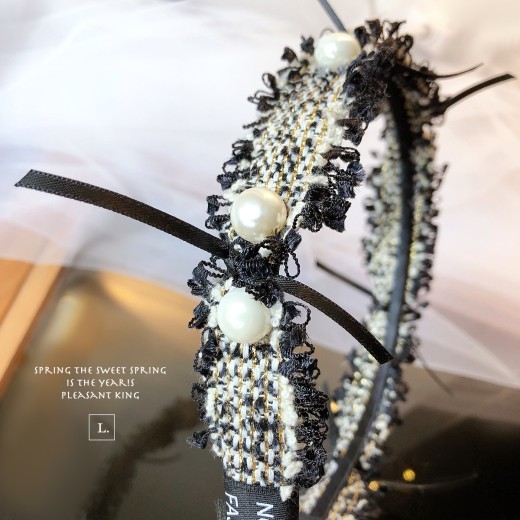 Card Headwear Student Women's Wide Hair Band