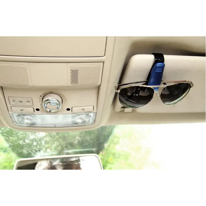 Car Sun Visor Glasses Sunglasses Ticket Receipt Card Clip Storage Holder