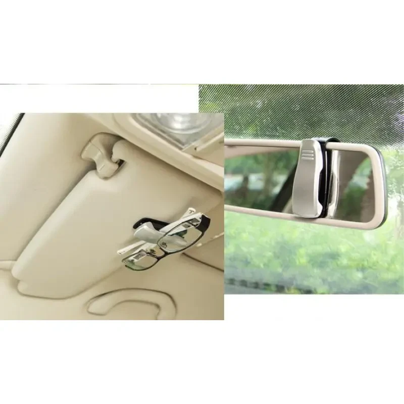 Car Sun Visor Glasses Sunglasses Ticket Receipt Card Clip Storage Holder
