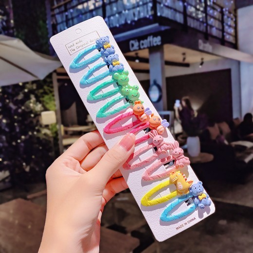 Korean Version Children Hairpin Cloth Art Baby Cute Hairpin