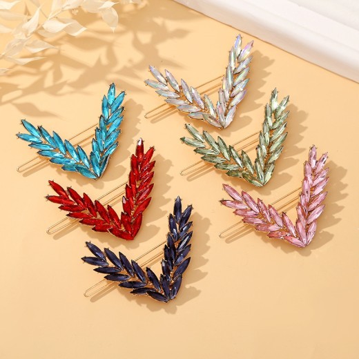 Korea Wheat Spike Frog Clip Back Of The Head A Word Hair Card