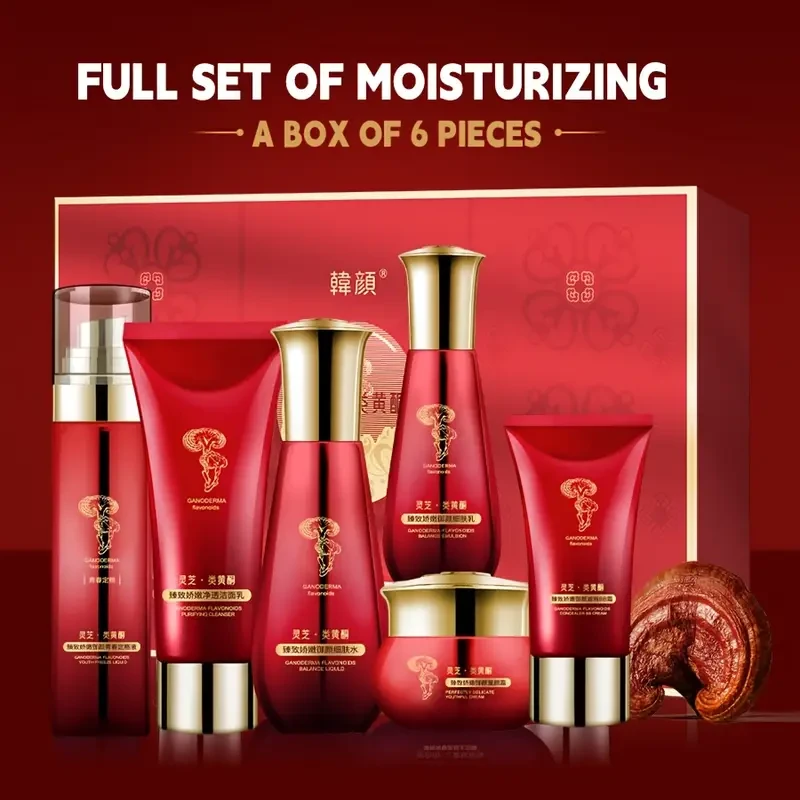 6pcs KATUNE Ganoderma Lucidum Skincare Set